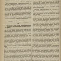 0294 - Page 282 - Hôpital Necker. M. Potain. Hystérie à forme vésicale / Hôpital de la Pitié. M. Verneuil. I. Polype utérin de forme bilobée. Indication opératoire. - II. Conduite du chirurgien dans les cas de mutilation de la main