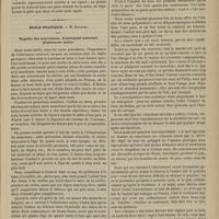 0295 - Page 283 - Hôpital de la Pitié. M. Verneuil. I. Polype utérin de forme bilobée. Indication opératoire. - II. Conduite du chirurgien dans les cas de mutilation de la main / École pratique. M. Brochard. Hygiène des nourrissons. Allaitement maternel. Allaitement mixte