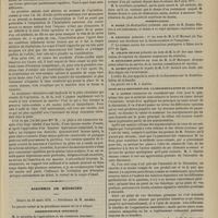 0305 - Page 293 - Clinique ophthalmologique. M. Badal. Blessures de l'oeil. - Enucléation. - Amputation de l'hémisphère antérieur. - Prothèse oculaire / Académie de médecine. Séance du 26 mars 1878. Correspondance officielle / Correspondance non officielle / Présentations / Suite de la discussion sur la désarticulation de la hanche. M. J. Guérin