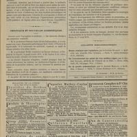 0323 - Page 311 - Revue de la presse. Paracentèse du péricarde. - Mort subite. (Un. méd.) / Chronique et nouvelles scientifiques. Concours pour l'agrégation en médecine / Bulletin bibliographique