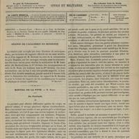 0325 - Page 313 - Sommaire / Séance de l'Académie de médecine. [Dr Brochin] / Hôpital de la Pitié. M. Hardy. Du psoriasis