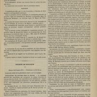 0329 - Page 317 - Académie de médecine. Séance du 2 avril 1878. Présentations / Élections / Rapports / Société de biologie. Séance du 23 mars 1878. Concrétions du cerveau chez le cheval. M. Barrier / Communications. Du pouls dans l'insuffisance aortique. M. François Franck / De la symétrie. M. G. Delaunay