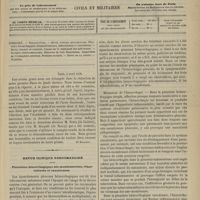 0333 - Page 321 - Sommaire / Paris, 5 avril 1878. [Dr Brochin] / Revue clinique hebdomadaire. Pleurésies hémorrhagiques néo-membraneuses, tuberculeuses et cancéreuses