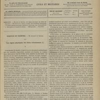 0341 - Page 329 - Sommaire / Hospice de Bicêtre. M. Legrand du Saulle. Les signes physiques des folies raisonnantes