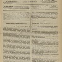 0349 - Page 337 - Sommaire / Séance de l'Académie de médecine. [Dr Brochin] / Hôpital des Enfants-Malades. M. Bouchut. Traitement de l'albuminurie chronique par la fuchsine - Urémie sans accidents urémiques. - Anasarque. - Guérison