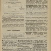 0355 - Page 343 - Faculté de médecine de Paris. Liste des prix de la Faculté pour l'année scolaire 1877-1878 / Souscription publique pour élever un monument à Claude Bernard / Chronique et nouvelles scientifiques. Prix Aubanel / Bulletin bibliographique
