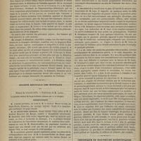 0370 - Page 358 - Société de biologie. Séance du 13 avril 1878. De la dilatation de l'estomac. M. Leven / Société médicale des hôpitaux. Séance du 12 avril 1878. Présentations / Communications. Quelques causes de l'intoxication puerpérale. M. Hervieux / Conditions pathogéniques du développement de la paralysie générale, en particulier, et des diverses dégénérescences scléreuses du système nerveux en général. M. Luys / Chronique et nouvelles scientifiques. Faculté de médecine