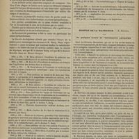 0376 - Page 364 - Hôpital des Enfants-Malades. M. Bouchut. Aménorrhée. - Convulsions épileptiformes. - Hémianesthésie. - Hallucinations. - Idiosyncrasie de l'or. - Traitement par le chlorure d'or et de sodium. - Guérison / Hospice de la Maternité. M. Hervieux. De quelques causes de l'intoxication puerpérale