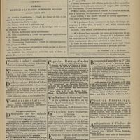 0419 - Page 407 - Académie de médecine. Séance du 30 avril 1878. Lectures. Théorie des germes. M. Pasteur, en son nom et au nom de MM. Joubert et Chamberland / Thèses soutenues à la Faculté de médecine de Paris pendant l'année 1877 / Chronique et nouvelles scientifiques