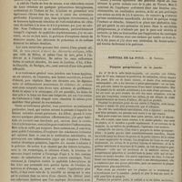 0430 - Page 418 - Hôpital de la Charité. M. Hardy. Des diverses variétés de scrofulides / Hôpital de la Pitié. M. Verneuil. Plaques gangréneuses de la jambe