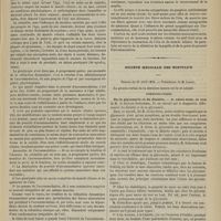 0433 - Page 421 - École pratique. M. Badal. Conférences d'optométrie / Société médicale des hôpitaux. Séance du 26 avril 1878. Communications. De la glycosurie et du diabète. M. Gérin-Roze, au nom de M. le Docteur Duhomme