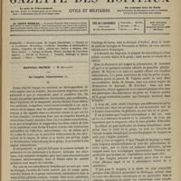 0477 - Page 465 - Sommaire / Hôpital Cochin. M. Bucquoy. De l'angine tuberculeuse