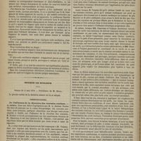 0480 - Page 468 - Collège de France. M. d'Arsonval. Théorie physique de l'oscillation négative / Société de biologie. Séance du 11 mai 1878. Communications. De l'influence de la direction des courants continus. M. Onimus. Dans une thèse d'agrégation de M. le Docteur Tessier