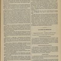 0511 - Page 499 - Thérapeutique. Du traitement de l'hypochondrie par le phosphure de zinc ; par M. le Dr Camille Trubert / Académie de médecine. Séance du 28 mai 1878. Correspondance officielle / Correspondance non officielle / Présentations