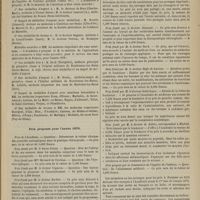 0537 - Page 525 - Académie de médecine. Prix de 1877 / Prix proposés pour l'année 1879