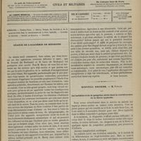 0549 - Page 537 - Sommaire / Séance de l'Académie de médecine. [Dr Victor Revillout] / Hôpital Necker. M. Potain. De l'artérite et de la gangrène sèche dans la convalescence de la fièvre typhoïde
