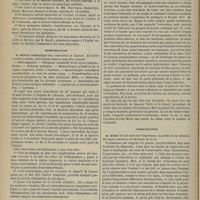 0552 - Page 540 - Académie de médecine. Séance du 10 juin. Correspondance non officielle / Communication. M. Denucé : Observation de ligature de l'artère carotide primitive / Lecture. M. Cauzin : La coexistence des kystes ovariens et de la hernie ombilicale dans l'ovariotomie / Communication. M. Marey : Importance, au point de vue médical, des signes extérieurs des fonctions de la vie