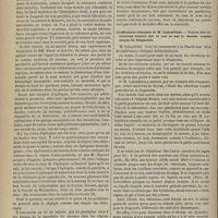0558 - Page 546 - Revue clinique hebdomadaire. Paralysies variables et momentanées dans les lésions de la région motrice de la substance grise corticale du cerveau / Conférences cliniques de M. Laboulbène. - Valeur des vibrations locales sur le cou et sur le thorax comme moyen de diagnostic