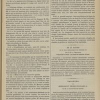 0561 - Page 549 - Clinique ophthalmologique de Nancy. M. Monoyer. Conjonctivite purulente membraneuse, avec infiltration purulente des cornées. - Guérison / De la nature et du rôle physiologique des peptones ; par le Dr A. Henninger... / Variétés. Histologie et théorie cellulaire ; par M. le Docteur Édouard Fournié