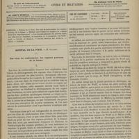 0565 - Page 553 - Sommaire / Hôpital de la Pitié. M. Gallard. Des vices de conformation des organes génitaux de la femme