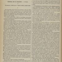 0574 - Page 562 - Séance de l'Académie de médecine. [Dr Victor Revillout] / Hôpital de la Charité. M. Hardy. Pneumonie traitée par le tartre stibié à haute dose