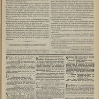 0587 - Page 575 - Bibliographie. I. Étude sur les résultats définitifs des amputations, par le Docteur H. Viard... - Paris, J.-B. Baillière et fils. - II. Maladies du rectum : diagnostic et traitement, par W. Allingham ; traduit par M. le Docteur Georges Poinsot... - Paris, Ve Adrien Delahaye et Compagnie. - III. Étude sur le traitement des affections calculeuses chez l'homme par la lithotritie, par M. le Docteur Henriet... - Paris, Ve Adrien Delahaye et Compagnie. - IV. La vie. Qu'es-tu ? d'où viens-tu ? où vas-tu ? par Firmin Duclos... - Paris, J.-B. Baillière et fils. - V. L'année scientifique, par Louis Figuier... - Paris, Hachette et Compagnie. - VI. Leçons sur l'histologie du système nerveux, par L. Ranvier... - Paris, F. Savy / Chronique et nouvelles scientifiques. Faculté de médecine de Paris