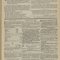 0595 - Page 583 - Chronique et nouvelles scientifiques. Programme des travaux / École de pharmacie de Paris / Association française pour l'avancement des sciences / Hygiène de l'enfance