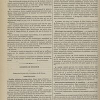 0618 - Page 606 - Revue de gynécologie. I. De l'involution utérine et de l'engorgement utérin, par le Docteur Chenet. Paris, Delahaye, 1877. - II. De l'étiologie des avortements à répétition, par le Docteur Goubert. Paris, Delahaye, 1878. - III. Emploi des anesthésiques pendant l'accouchement naturel, par le Docteur Piachaud. Genève, Georg, 1878 / Société de biologie. Séance du 22 juin 1878. Communications. Greffes animales transportées d'une race à l'autre. M. Morel / Le Hoang-nan. MM. Rabuteau et Piétri / Histologie des papules syphilitiques. M. Cornil / Mouvements spontanés de la sensitive. M. Paul Bert