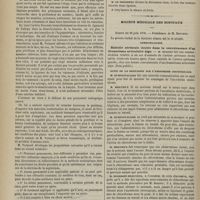 0626 - Page 614 - Académie de médecine. Séance du 2 juillet 1878. Discussion sur le pansement des plaies et la désarticulation coxo-fémorale. M. Verneuil / Société médicale des hôpitaux. Séance du 28 juin 1878. Communication. Embolie cérébrale double dans la convalescence d'un rhumatisme articulaire aigu. M. Duguet / Suite de la discussion sur l'anesthésie obstétricale. M. Dumontpallier