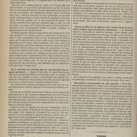 0634 - Page 622 - Revue de la presse. Extensibilité des membranes de l'oeuf, formation de la bosse séro-sanguine avant la rupture de la poche des eaux. (Progrès méd.) / De la stérilité des femmes qui ont une maladie des organes génitaux. (Gaz. méd. de Strasbourg, d'après Arch. f. gynoecologie) / Heureux effets de la ligature des cuisses dans les épistaxis rebelles aux traitements ordinaires. (Paris méd.) / Extirpation remarquable du rein gauche. (Lyon méd.) / Thèses soutenues à la Faculté de médecine de Paris pendant l'année 1878