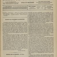 0669 - Page 657 - Sommaire / Séance de l'Académie de médecine. [Dr Victor Revillout] / Hôpital de la Charité. M. Hardy. De l'érythème copahique