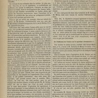 0678 - Page 666 - Revue clinique hebdomadaire. Croup d'emblée chez une femme enceinte. - Trachéotomie. Guérison / De l'influence de l'ictère sur le système circulatoire