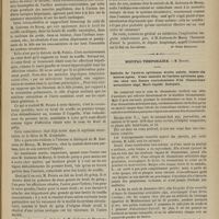 0679 - Page 667 - Revue clinique hebdomadaire. De l'influence de l'ictère sur le système circulatoire / Hôpital Temporaire. M. Duguet. Embolie de l'artère sylvienne droite suivie, trente-six heures après, d'une embolie de l'artère sylvienne gauche chez une femme convalescente d'un rhumatisme articulaire aigu. Mort rapide. Autopsie