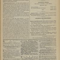 0707 - Page 695 - Société de biologie. Séance du 20 juillet. Des phases horaires de la sécrétion de l'urée et de l'urine. M. Paul Bert / Origine du sucre du lait. M. Paul Bert / Du maximum de taille des êtres vivants. M. Paul Bert / Nouveau procédé de métallothérapie externe. M. Romain Vigouroux / Souscription publique pour élever un monument à Claude Bernard / Hôpitaux de Paris / Bulletin bibliographique