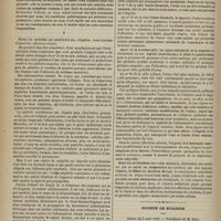 0738 - Page 726 - Hôtel-Dieu de Marseille. M. Fabre. Les oliguries. (Leçon recueillie par le Docteur Audibert) / Société de biologie. Séance du 3 août 1878. Communications. Métalloscopie. M. Regnard, au nom de M. Vigouroux / Propriétés motrices du nerf pneumo-gastrique. M. Jollyet