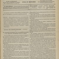 0757 - Page 745 - Sommaire / Hôpital des Enfants Malades. M. Bouchut. De l'anesthésie chloralique pour l'arrachement des dents et les opérations chirurgicales chez les enfants
