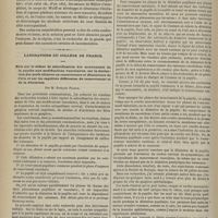 0760 - Page 748 - Hôpital de la Pitié. M. Gallard. Des vices de conformation des organes génitaux de la femme / Laboratoire du Collège de France. Note sur le défaut de subordination des mouvements de la pupille aux modifications vasculaires, sur la distinction des nerfs ciliaires en constricteurs et dilatateurs de l'iris et sur les rapidités différentes du resserrement et de la dilatation. Par M. François Franck