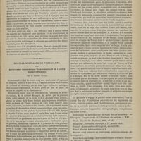 0761 - Page 749 - Laboratoire du Collège de France. Note sur le défaut de subordination des mouvements de la pupille aux modifications vasculaires, sur la distinction des nerfs ciliaires en constricteurs et dilatateurs de l'iris et sur les rapidités différentes du resserrement et de la dilatation. Par M. François Franck / Hôpital militaire de Versailles. Anévrysme traumatique faux-consécutif de l'artère temporo-frontale. Par le Docteur Rizet
