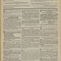 0763 - Page 751 - Revue de la presse. Développement d'un cancroïde sur une plaque de psoriasis du doigt. (Progrès méd.) / Chronique et nouvelles scientifiques