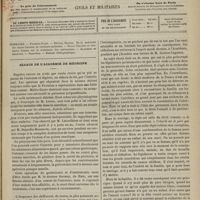 0765 - Page 753 - Sommaire / Séance de l'Académie de médecine. [Dr Victor Revillout]