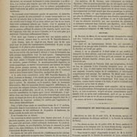 0770 - Page 758 - Académie de médecine. Séance du 13 août 1878. Communication. M. le Docteur Surmay : Note sur l'entérotomie avec une observation à l'appui / Lecture. M. Mordret... : Invagination intestinale chez l'adulte avec occlusion complète de l'intestin sans signe d'étranglement / Chronique et nouvelles scientifiques