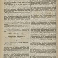 0774 - Page 762 - Hôtel-Dieu. M. Richet. Hémato-hydrocèle / Hôpital de la Pitié. M. Lasègue. Conférence sur la métallothérapie. Faite le 13 juin 1878, sur l'invitation de M. le Professeur Lasègue, par le Dr V. Burq