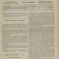 0781 - Page 769 - Sommaire / Séance de l'Académie de médecine. [Dr Victor Revillout] / Hôpital de la Charité. M. Trélat. Des hernies épiploïques