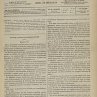 0789 - Page 777 - Sommaire / Revue clinique hebdomadaire. Hémichorée