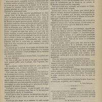 0791 - Page 779 - Revue clinique hebdomadaire. Chorée chez un adulte / Note sur les effets de l'excitation du bout supérieur du sympathique cervical d'un côté sur la circulation carotidienne du même côte et sur celle du côté opposé. - Modifications de la circulation cérébrale et influences de ces modifications sur l'excitabilité des zones motrices cervicales, par M. François Franck