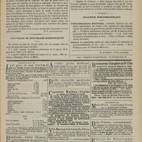 0803 - Page 791 - Revue de gynécologie. I. Traité élémentaire de chirurgie gynécologique, par le Docteur A. Leblond. Paris, Lauwereyns, 1878. - II. Essai sur le diagnostic des phlegmasies péri-utérines et leur pronostic, par le Docteur d'Orticos. Paris, 1878. - III. Contribution à l'étude des kystes de la glande vulvo-vaginale, par le Docteur Leroux. Paris, 1878 / Chronique et nouvelles scientifiques. Société de biologie / Hygiène de l'enfance / Bulletin bibliographique