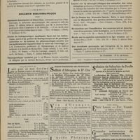 0811 - Page 799 - Chronique et nouvelles scientifiques. Société de biologie / Bulletin bibliographique