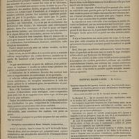 0815 - Page 803 - Revue clinique hebdomadaire. Sclérose dite amyotrophique des cordons latéraux / Atrophies musculaires dans l'ataxie locomotrice / Hôpital Saint-Louis. M. Guibout. Tumeur blanche du genou, traitée par les révulsifs énergiques et répétés, joints à une médication diathésique très-énergique également. Observation recueillie par M. H. Bastard...