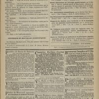0819 - Page 807 - Thèses soutenues à la Faculté de médecine de Paris pendant l'année 1878 / Chronique et nouvelles scientifiques / Bulletin bibliographique