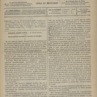 0821 - Page 809 - Sommaire / Hôpital Saint-Louis. M. Ernest Besnier. De la syphilis secondaire anomale ou maligne